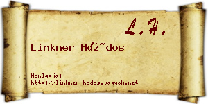 Linkner Hódos névjegykártya